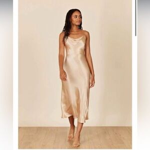 Park&Fifth Bowen dress in champagne Gold